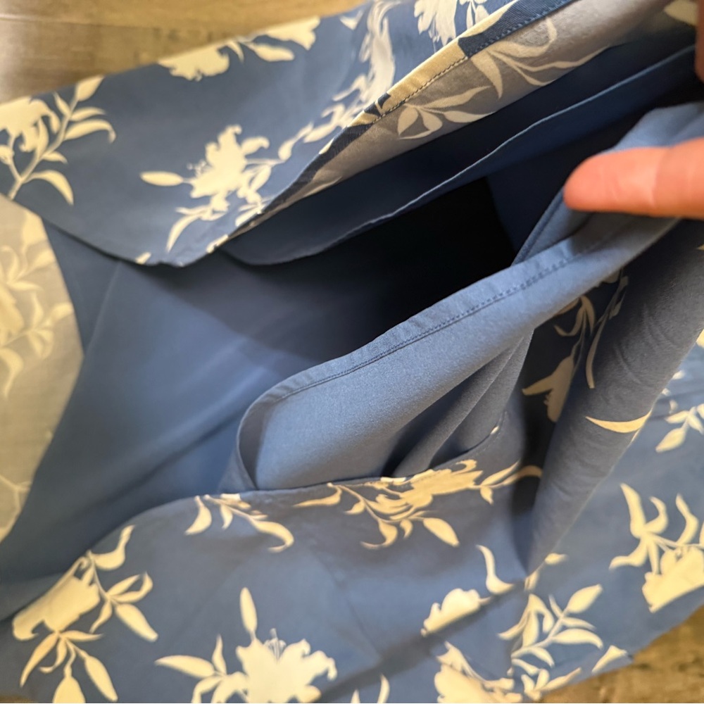 41 Hawthorn Blue and White Floral Mini Dress - Picture 5 of 5